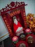 洛滑观音菩萨佛像陶瓷摆件家用观世音菩萨佛像 14寸白玉观音【单尊】 实拍图