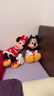 迪士尼（Disney）经典米奇米妮毛绒玩偶玩具大号公仔情侣结婚礼物压床娃娃520礼物 米奇米妮红色中号组合 赠礼袋 实拍图