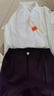 GOKU男童礼服套装幼儿园演出服背带裤夏季小主持人儿童西装毕业服花童 黑色裤子+衬衫+背带+领结 140 建议体重47-55斤 实拍图