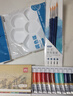 得力（deli）12色国画颜料套装画笔调色盘初学者套装画画美术专用学生儿童绘画彩绘套装 实拍图