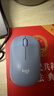 罗技（Logitech）M221 轻音鼠标 无线鼠标 办公鼠标 对称鼠标 带无线微型接收器 雾霭蓝 实拍图