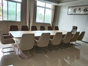 高端吸塑会议桌长方形简约现代长条桌办公会议室桌椅组合公司洽谈 4.5米会议桌+14张椅子【升级款吸塑桌面】 晒单实拍图