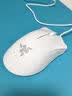 雷蛇（Razer）炼狱蝰蛇标准版有线鼠标 人体工学  电竞游戏 右手通用型 吃鸡/LOL/CS GO游戏鼠标 白色 实拍图