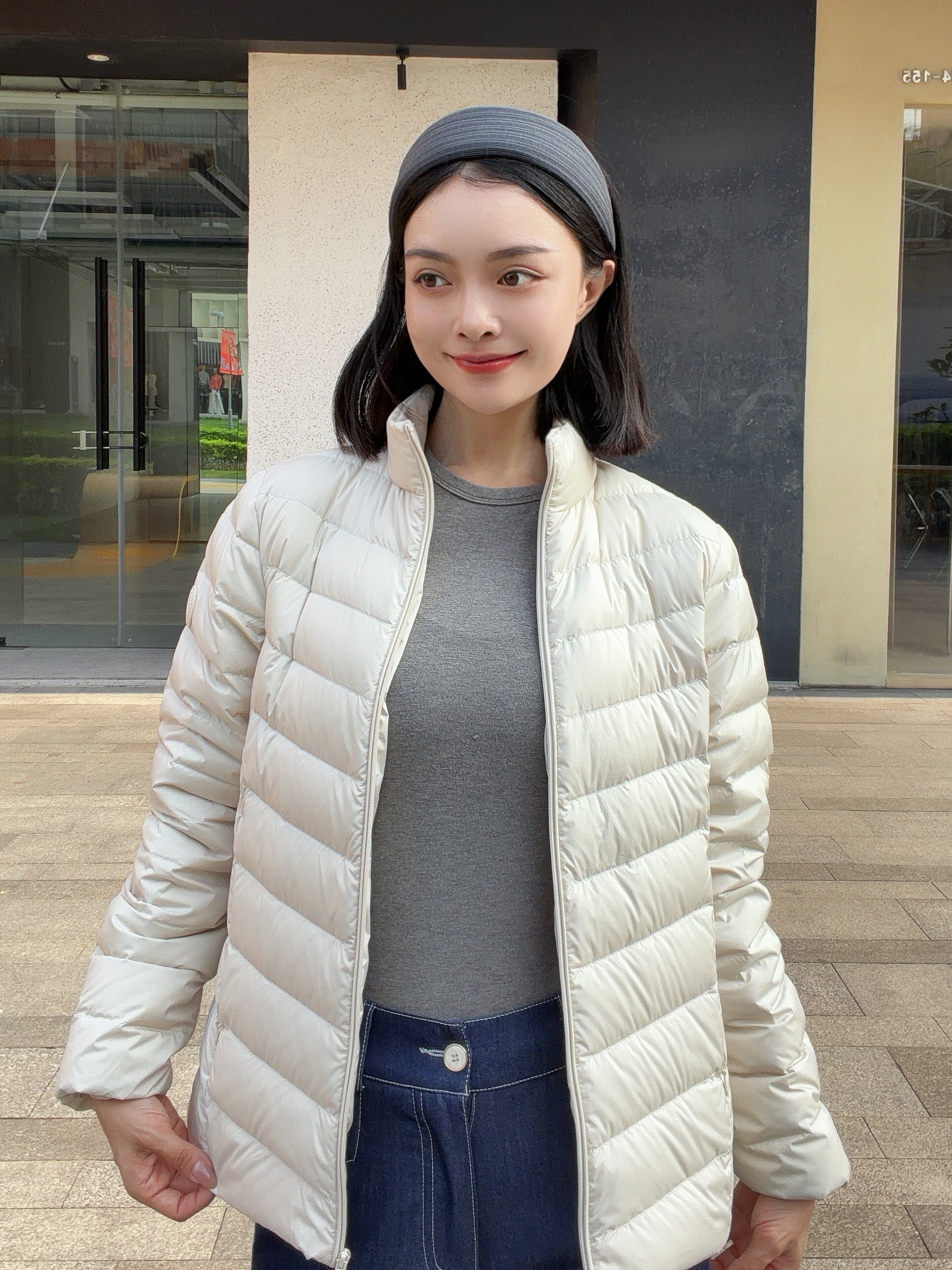 波司登（BOSIDENG）26秋季新款女士轻薄羽绒服短款立领排骨条百搭外套B260135006 【店长推荐】秘釉色-三防面料 S 160/84A 体重约100-110斤 实拍图