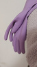 添赞（Titanfine）添赞加长家务天然乳胶手套1副M码清洁洗衣耐磨防水套袖秋冬紫色 实拍图