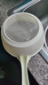 辛丛淘米神器洗米筛淘米盆细孔不漏米家用漏勺厨房洗水果洗菜沥水篮子 一勺多用【黄色】 实拍图