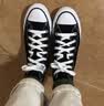 匡威（Converse）All Star夏季经典帆布男女高帮休闲运动鞋黑色101010 101010/黑色 40 实拍图