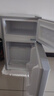 新飞冰箱小型租房用 一级能效冷 藏冷冻两用1-2人家用小冰箱 出租房双门电冰箱办公室两门 26年升级 38A一级能效【保温升级】银色 实拍图