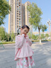 牧萌儿童防晒衣男女童防晒服夏季冰丝凉感宝宝防晒外套披肩 水蜜桃 M 实拍图