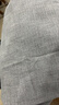 诺罗纯色桌布仿棉麻防水防油防烫免洗日式简约原木风长方形布艺台布 灰色 桌布130cm*180cm/1片 实拍图