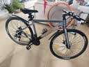 飞鸽（FG FLYING PIGEON）公路自行车入门级超轻700C公路车成人男女学生竞速骑行通勤单车 超越铝架-直把-深灰色 21速入门公路 实拍图