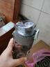 希乐（cille）塑料水杯tritan男女学生大容量便携户外运动健身随手杯子灰600ml 实拍图
