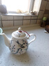 金岚玉骨瓷花茶壶泡瓷茶壶小壶沏茶壶凉水壶单壶小号家用水具 青雀之喜-大玉兰壶1个 1300ml 实拍图