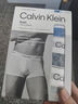 Calvin KleinCK 男士平角内裤套装套盒 3条装 送男友礼物 U2664G 998黑白灰 S 实拍图