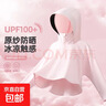 女童防晒衣防紫外线2026新款冰丝薄款防晒服中大童夏装儿童皮肤衣 纯色粉 140 实拍图