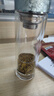 苏泊尔（SUPOR）纯钛茶漏双层玻璃杯茶水分离泡有钛茶杯男女士礼品杯 生日礼物 实拍图