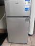 奥克斯小冰箱家用小型迷你冷藏冷冻两用出租房宿舍用节能省电寝室办公室电冰箱 【净化去味】156银色【高效保鲜 铜管速冷】42L 实拍图