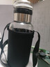 【送杯套】大容量加厚玻璃杯子便携杯茶水分离带杯套泡茶水杯 透明 1000ml吨吨桶 1只装 实拍图