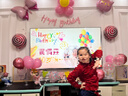 多美忆生日场景布置女孩生日气球儿童道具氛围装饰快乐桌飘装扮粉色套餐 实拍图