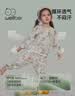 威尔贝鲁（WELLBER）儿童睡衣家居服男女童竹棉纱布家居服两件套装樱野兔兔长袖90 实拍图