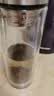 京东京造双层加厚玻璃杯 无铅高硼硅带茶隔水杯304茶隔泡茶杯男士360mL 实拍图