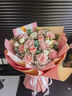 馨仪母亲节鲜花速递玫瑰向日葵康乃馨花束生日礼物全国同城配送 康乃馨玫瑰混搭花束 实拍图