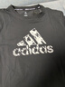 阿迪达斯（adidas）短袖t恤男士夏季跑步健身运动衣快干衣透气男装T恤  黑白 L 实拍图