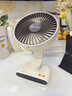 先锋小风扇桌面风扇USB可蓄电风扇空气循环扇家用风扇小型轻音节能对流摇头扇办公室学生小型电扇D17 实拍图