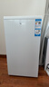 海尔（Haier）立式冷柜电脑控温冰柜家用冷柜4D匀冷微霜小占地母乳小冰箱 「山茶花新品」64升小占地旋钮灵活控温微霜 64升 实拍图