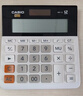 卡西欧（CASIO）MH-12-WE小型12位 双电源 超宽计算器 白色 专业计算系列 实拍图