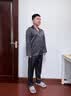 LULU CARTER王鹤棣同款男士真丝睡衣夏秋季薄款大码高端送男友家居服礼盒套装 雅黑色【长袖+长裤】  触感细腻爽滑 无感入眠 XL 建议140-160斤 实拍图