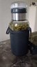 【送杯套】大容量加厚玻璃杯子便携杯茶水分离带杯套泡茶水杯 透明 1000ml吨吨桶 1只装 实拍图