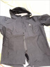 骆驼（CAMEL）三防冲锋衣户外登山服防风防水防污三合一运动外套 3513A5，幻影黑，女（直筒偏微宽松） L 实拍图