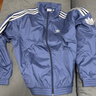 adidas宽松日常舒适运动夹克外套男女春季新款阿迪达斯官方三叶草 深靛蓝   L 实拍图
