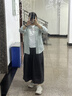 MUJI 女式 汉麻 水洗茧形裙长半身裙女裙子26年夏季女装 BE21EA6S 深棕色 S (155/62A) 实拍图