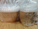 京东京造 一次性饭盒 露营野餐盒 食品级外卖水果分装打包盒750ml*22套 实拍图