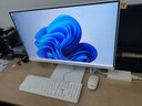 AOC国家补贴大师926 27英寸高清办公商用台式一体机电脑(酷睿i5-12450H 16G 512G WiFi 键鼠 )白 实拍图