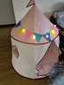 小斑鸠（little dove）儿童帐篷室内游戏屋/女孩玩具屋六一儿童节礼物 粉色兔子(含棉垫) 实拍图