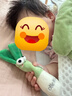 蒂乐婴儿葱姨哄睡神器安抚拍打手掌玩偶大葱妈躺抱宝宝防惊跳枕头 2代升级蓝牙【拍睡葱+手握阿贝贝】 哄睡套装 实拍图