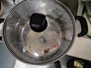 美厨（MAXCOOK）蒸锅 不锈钢28cm单层蒸锅 加厚复合底 燃气炉电磁炉通用 实拍图
