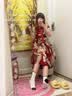 耐尔袜子女春秋袜子韩版个性女ins潮吸汗百搭舒适秋款复古中筒棉 【5双装】小香山茶花组合女袜 均码 实拍图