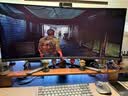 AOC爱攻 34英寸360Hz BlackAR3.0抗反屏HDR500 五层堆叠 第五代OLED DP2.1 曲面带鱼显示器AGP346UCSD 实拍图