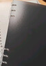 得力（deli）【价同618】A5透明横线可翻折活页本50张笔记本本子不硌手可拆卸记事本作业本HA550 实拍图