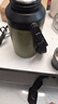 小米大肚保温杯 户外保温水壶 双饮保冷杯  316L便携水杯 橄榄绿 1L 实拍图