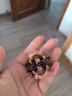 唐芙妮山茶花小抓夹女后脑勺半扎发夹子头饰短发过渡期神器前额刘海发夹 咖色花约4.5厘米【两个装】 实拍图