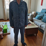南极人【10A抑菌】男士睡衣男纯棉2026年春夏季开衫满印可外穿家居服蓝 实拍图