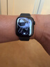 Apple/苹果 Watch S11 智能手表GPS款42毫米亮黑色铝金属表壳黑色运动型表带M/L MEUA4CH/B情人节 实拍图