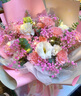 馨仪母亲节鲜花速递玫瑰向日葵康乃馨花束生日礼物全国同城配送 康乃馨玫瑰混搭花束 实拍图