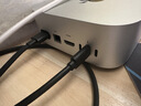 Apple/苹果AI电脑/Mac mini迷你主机 M4银色(10+10核) 16G 256G台式电脑主机 MU9D3CH/A 实拍图