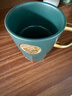 星巴克（Starbucks）墨绿色女神铭牌马克杯390ml办公水杯男咖啡杯陶瓷杯子女神节礼物 实拍图